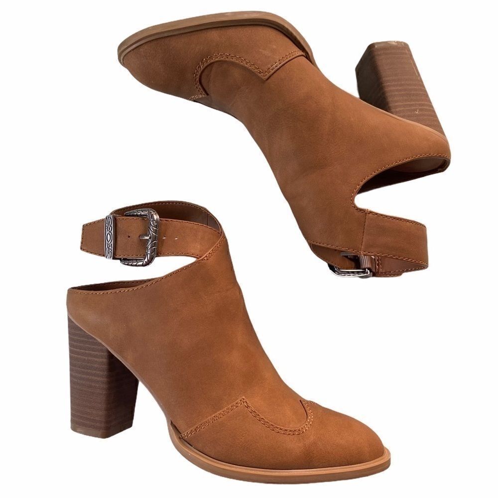 Dolce Vita Buckle Brown Heels